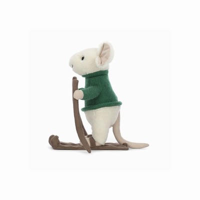 Jellycat Merry Mouse Skiing New Zealand | RNYJH8439